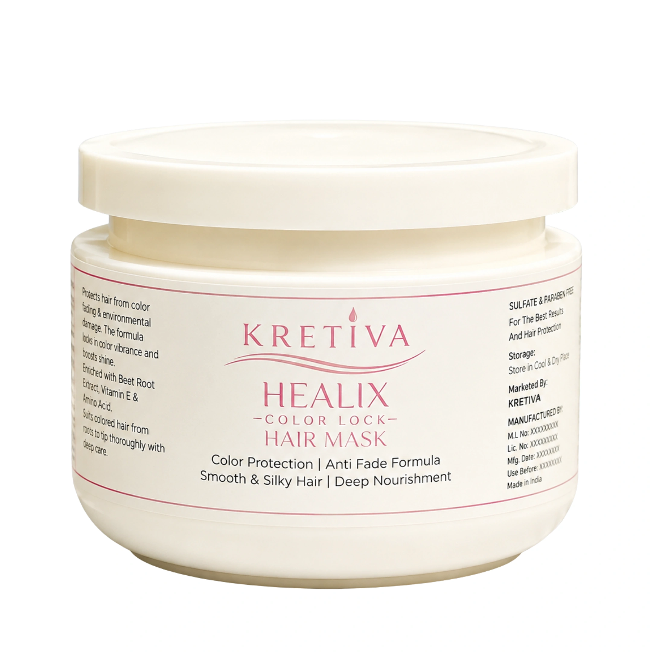 Healix color lock hair mask
